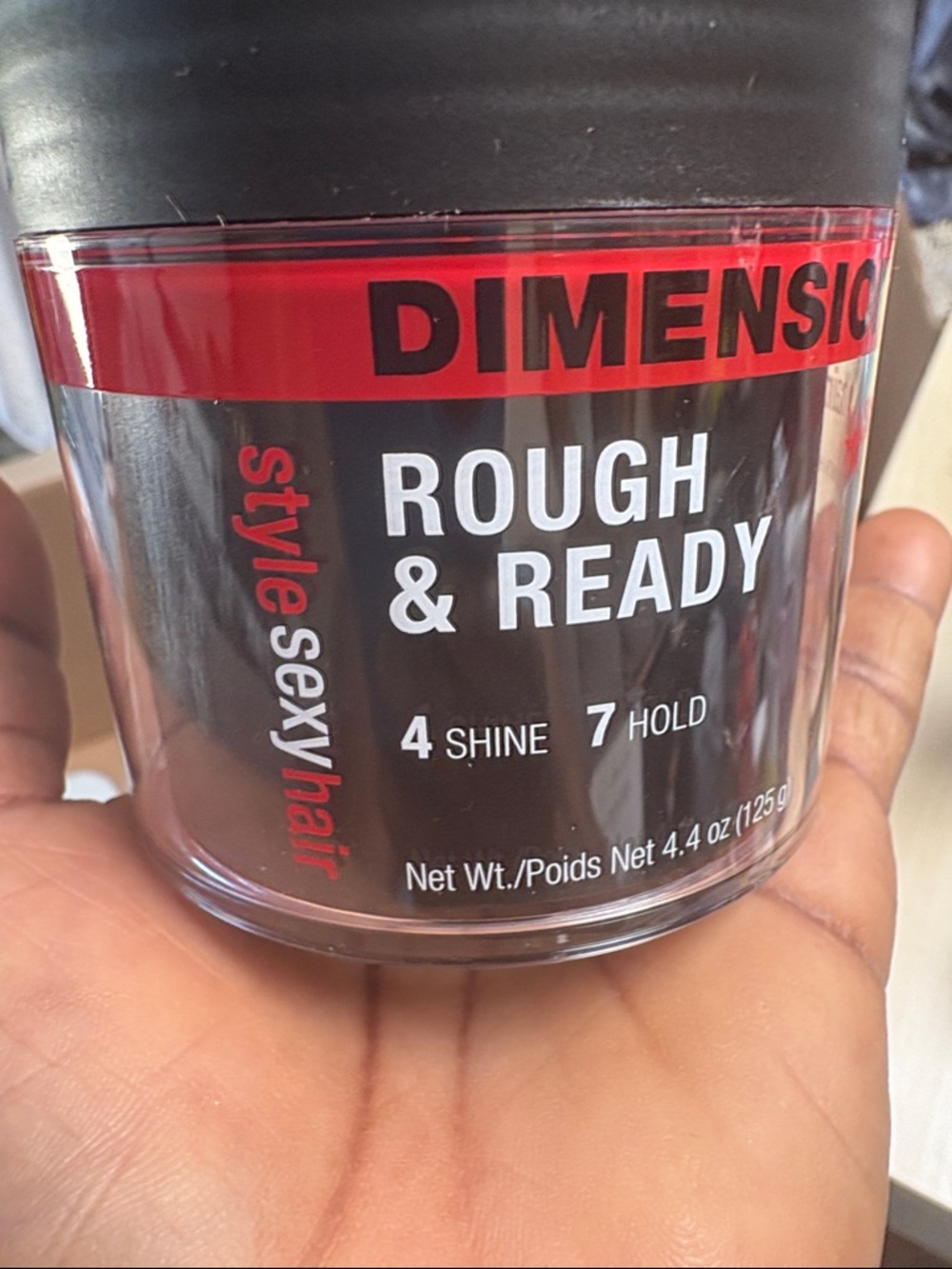 Rough & Ready Men's Styling Paste - Black/Red